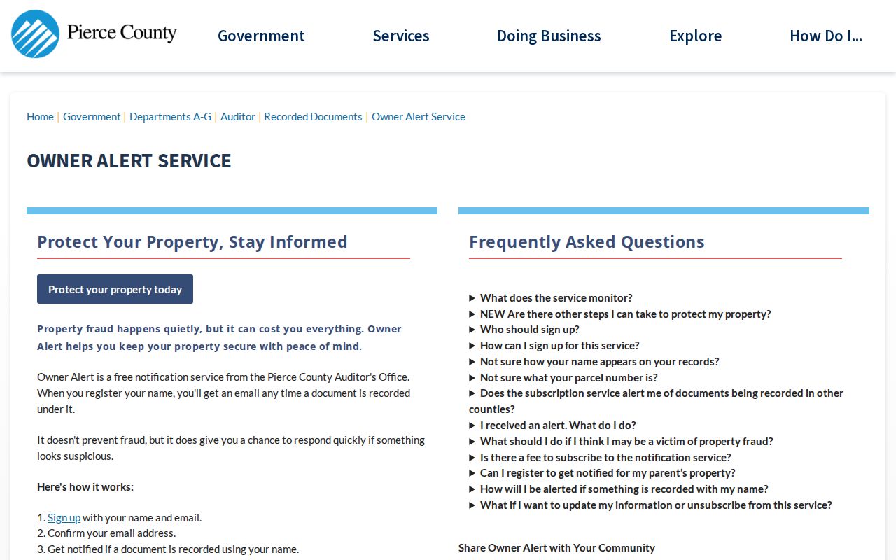 Graham residents directory Pierce County Owner Alert