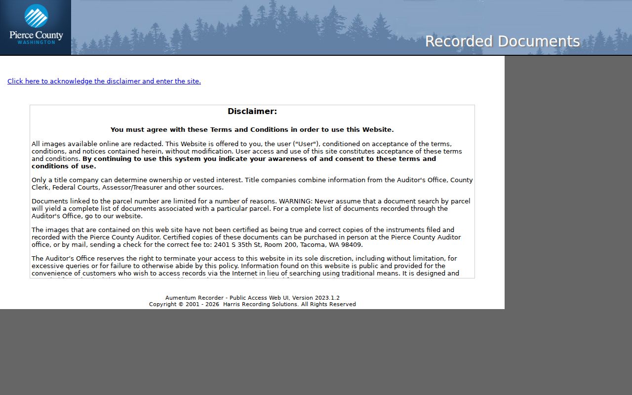 Graham residents directory ARMS recorded document search